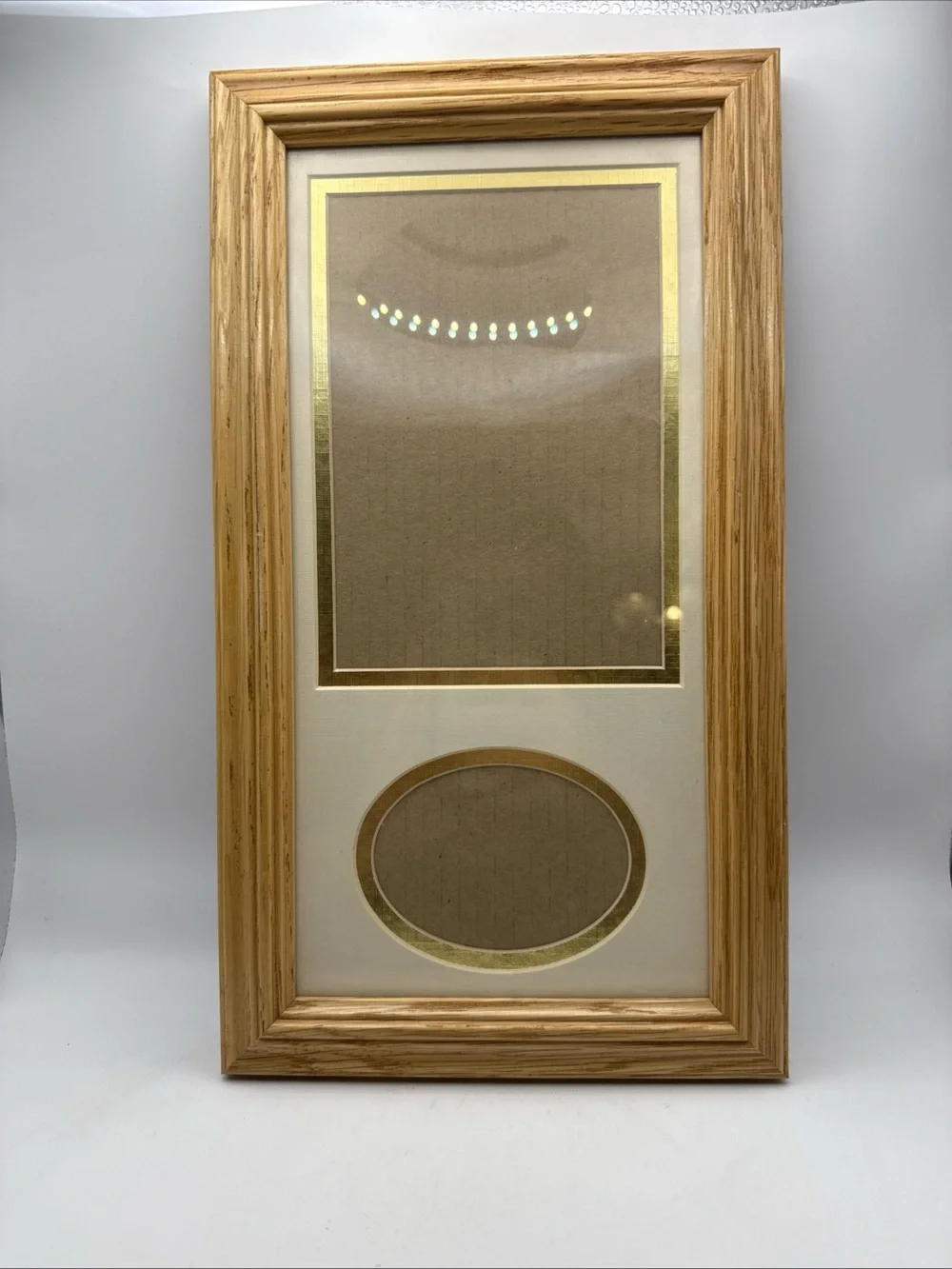 Vintage Grandmacore Brown Wood 8X13